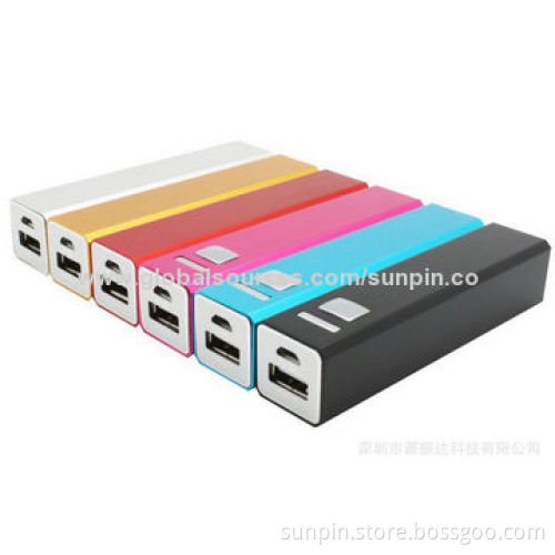 2,600mA power bank mobile charger